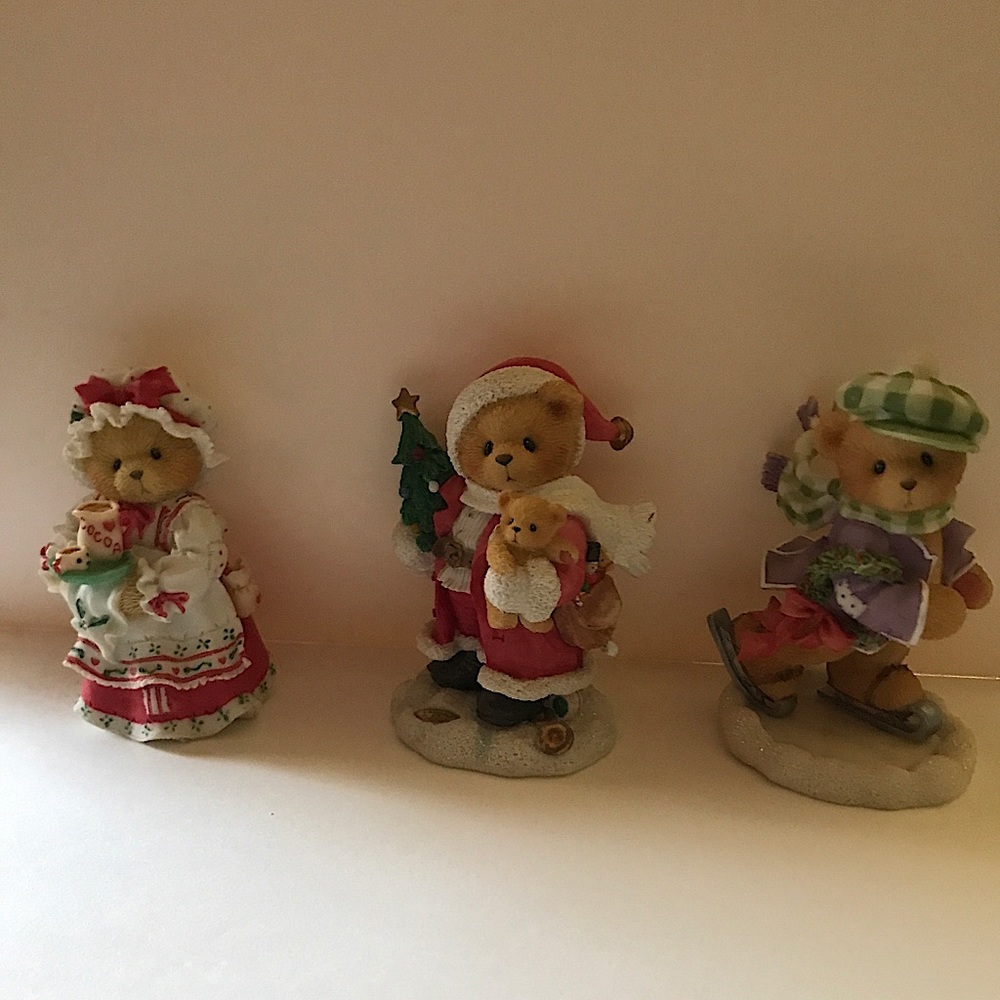 Holiday Bears, Cherished Teddies, 90s